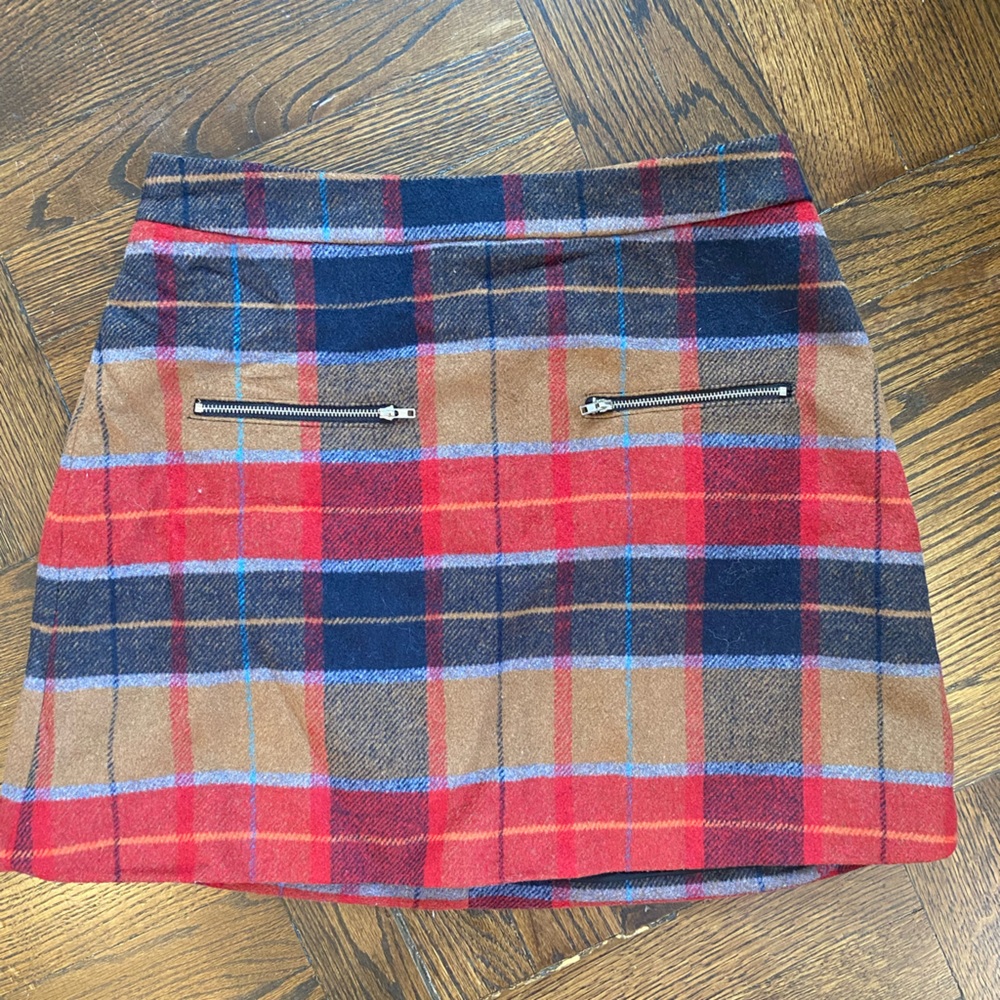 Harlowe and Graham Plaid Skirt